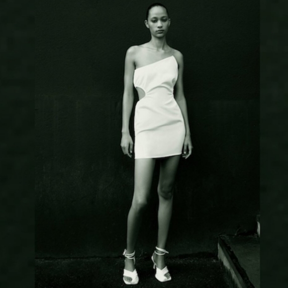 NWT Zara Cutout Mini Dress, Size XS - Picture 3 of 10